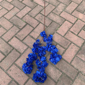 L-656 giá rẻ màu xanh loạt Hoa cưới lối đi hoa màu xanh hoàng gia màu xanh hoa anh đào chi nhánh với nhân tạo - Product Image 2