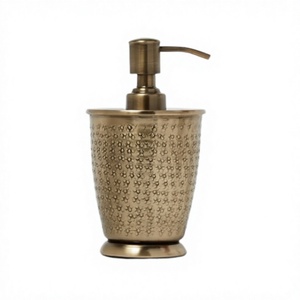 Distributeur de savon liquide couleur or laiton, taille et forme personnalisées, distributeur de savon pour les mains à prix raisonnables - Product Image 1