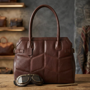 Sac à main pour femme BS INTERNATIONAL de haute qualité, 100% cuir de chèvre/mouton véritable, fait main, fermeture éclair, imperméable, grand format - Product Image 4