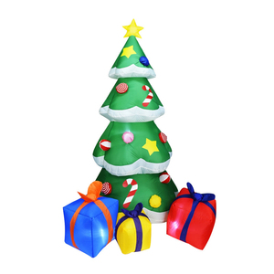 Decoraciones Navideñas Inflables de Fábrica al por Mayor, <span class=keywords><strong>Bastones</strong></span> de Caramelo LED y Muñecas, para Exteriores, con Embalaje en Caja de Papel - Product Image 1