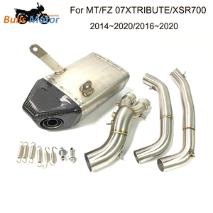 Ligne complète pour Yamaha <span class=keywords><strong>MT07</strong></span> FZ07 <span class=keywords><strong>Silencieux</strong></span> de liaison de tuyau d'échappement 2014 2020 2016 XTRIBUTE XSR700 Système d'échappement - Product Image 5