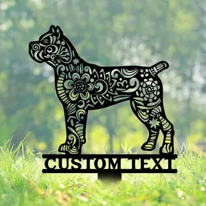 Custom Cane Corsi Dog Pile Yard Art Dog Garden Sign Outdoor Decor Cane Corsi Lover Lost Dog