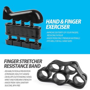 Kit d'entraînement de force réglable en silicone avec compteur intelligent, pince de préhension et étireur de doigts <span class=keywords><strong>GOCHA</strong></span> GC-3105 Durable - Product Image 2