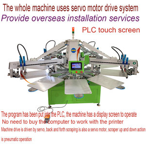 Prensa de Serigrafía Plana Automática Económica de 4 Colores y 10 Estaciones para la Venta en Pequeños Negocios - Product Image 5
