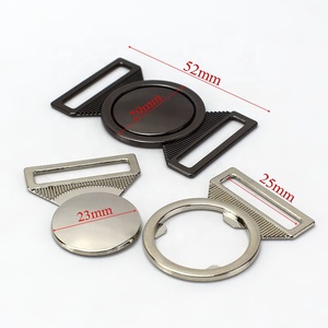 Meetee CN031 Legering Ronde Gesp Vrouwen Jas Knop Legering Hasp Riem Gespen - Product Image 2