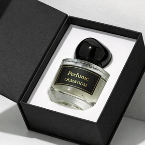 Botella de Perfume de Vidrio Vacía de Lujo con Etiqueta Personalizada, Acabado Mate Esmerilado, Cuadrada, de 30ml, 50ml, 100ml, con Caja - Product Image 3