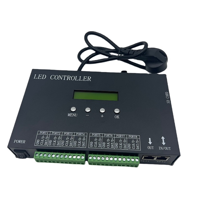 H807SA H803TV H803TC DMX LED ArtNet Controller for LED Lighting Project for Dimmer Use