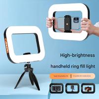 YM200 Smartphone Selfie Photographie LED Anneau Lumière Kit Température De Couleur Réglable CRI 96 + Batterie De Stockage pour Maquillage Vidéo