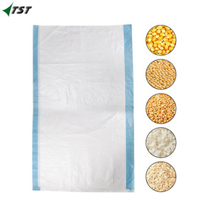 Saco de Rafia de PP, Bolsa Tejida de PP, para Envasado de Granos de Trigo, Maíz, Harina, Arroz, Color Blanco, 25 kg, 50 kg, 100 kg - Product Image 2