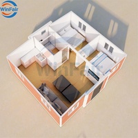 WinFair Philippines – Nouvelle Maison Modulaire Préfabriquée en Acier, Extensible, Anti-Ouragan, Économique et Moderne, Type Conteneur, Petites Maisons à Vendre