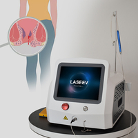 Machine laser de proctologie à intervention minimalement invasive 980nm 1470nm pour la découpe des verrues, l'élimination des hémorroïdes et des fistules anales