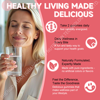 Gummies sans sucre 12-en-1 au glycinate de magnésium et au calcium pour adultes – Soutien osseux, cérébral, sommeil et relaxation musculaire – Marque privée OEM