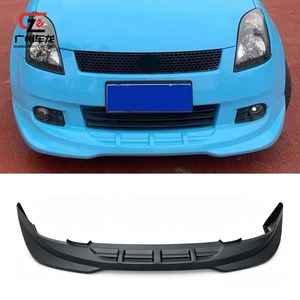 Per Suzuki <span class=keywords><strong>Swift</strong></span> 2005-2011: Kit Carrozzeria Completo (Spoiler Anteriore, Spoiler Posteriore, Minigonne Laterali, Diffusore) in Plastica - Ricambi Auto - Product Image 2