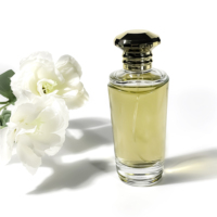 Emballage d'épices le plus vendu de 100ml bouteille en verre cylindrique transparente transparente bouteilles d'huile de parfum vides emballage de parfum de voiture