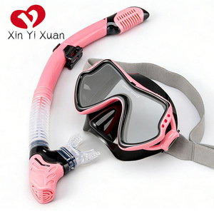 Máscara de Buceo xinyixuan Personalizada HD Antivaho, Juego de Máscara de Buceo de Silicona con Vidrio Templado y Tubo de Respiración para Deportes Acuáticos - Product Image 4