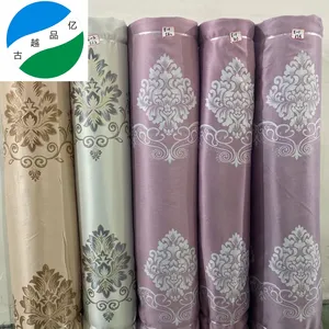 2022 new pattern blackout curtain jacquard fabric supplier turkey home textile upholstery