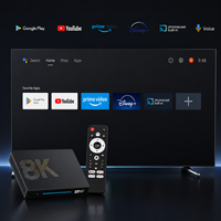 Nouvelle Box TV Android 8K 2026 compatible GB, DE, FR, NL, BE, SE, PL, CH, USA, CA – Boîtier décodeur intelligent 8K 4GB Allwinner H313 Android 14