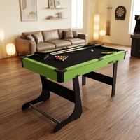 Table de billard pliable 50 pouces OEM/ODM d'usine, en matériaux écologiques, pour usage domestique, avec queues de billard et logo personnalisé