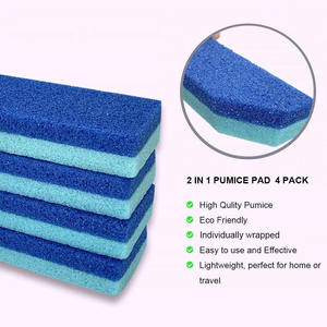 <span class=keywords><strong>Pierre</strong></span> <span class=keywords><strong>ponce</strong></span> double face pour le gommage des pieds, brosse à pieds, bol de pédicure et éliminateur de callosités pour les soins personnels - Product Image 2