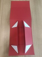 Boîte cadeau pliable magnétique rigide recyclée Forest Packing avec estampage à chaud en forme de cœur pour la Saint-Valentin, mariage, bijoux, coffret beauté