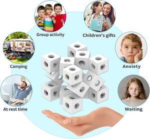 Bloques de construcción 3D <span class=keywords><strong>Rubix</strong></span> Infinity para aliviar la ansiedad y el autismo, rompecabezas Sensorial mágico, juguetes para aliviar el estrés y el autismo - Product Image 2
