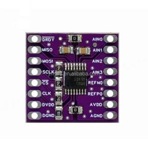บอร์ดพัฒนาสินค้าขายดี ADS1220 โมดูลแปลงสัญญาณอนาล็อกเป็นดิจิตอลแบบ SPI 24 บิต กำลังไฟต่ำ - Product Image 2