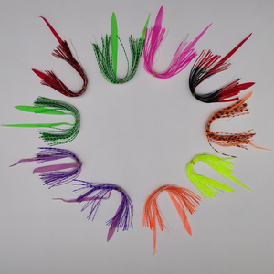 חוט דיג מסיליקון 12 ס\\\"מ 30+1 גדילים לחצאיות, חוט דיג לבייטים מסוג Buzzbaits, חומר סיליקון לחצאיות לדוג זבובים - Product Image 1