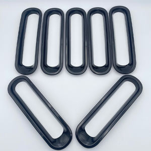 Insertos para Parrilla Delantera, Cubiertas Decorativas para Parrilla, Accesorios Exteriores para <span class=keywords><strong>Jeep</strong></span> Wrangler 2007-2018 JK & Unlimited Sports Sahara <span class=keywords><strong>Rubicon</strong></span> X - Product Image 4