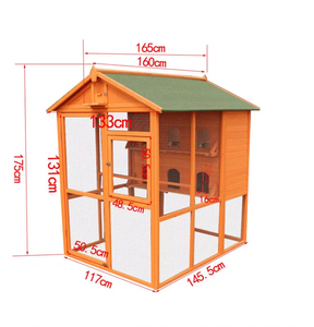 Grande <span class=keywords><strong>volière</strong></span> en bois de sapin durable et économique avec <span class=keywords><strong>filet</strong></span> de protection <span class=keywords><strong>pour</strong></span> oiseaux - Product Image 6