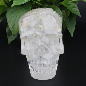 Teschi in Cristallo di Quarzo Naturale Intagliati a Mano all'Ingrosso per Decorazione Casa - Product Image 5