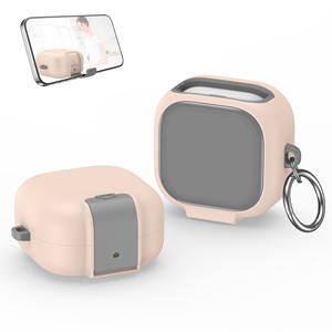 Funda Protectora para Auriculares <span class=keywords><strong>Samsung</strong></span> Galaxy <span class=keywords><strong>Buds</strong></span> 4 Pro, Resistente a Impactos, de TPU y PC, con Soporte, <span class=keywords><strong>Precio</strong></span> de Fábrica - Product Image 3