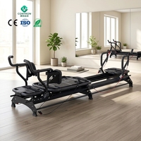 Machine de Pilates Reformer en alliage d'aluminium avec rail allongé – Équipement commercial d'entraînement physique