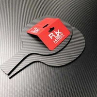 RJX OEM 100% CFRP lame de tennis de table en fibre de carbone CNC coupe en fibre de carbone