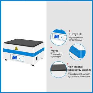 Placa Calefactora de Grafito Veidt Lab 400x300mm, 250°C-450°C, 220V, con Componente de Motor Central HX-SP400, Alta Temperatura - Product Image 3
