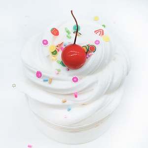 Unisex Educational Clay Fruit Accessories Fluffy Playdough Cotton <b>Slime</b> for 5-7 Years Stress Relief Toys Children Certified ASTM - Product Image 1