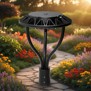 Lampe de rue LED extérieure étanche IP65 en aluminium moulé sous pression, alimentée par courant alternatif, 100W 150W, avec capteur de lumière du jour, pour jardin et cour arrière TY - Product Image 5