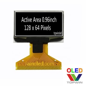 Bảng Điều Khiển Màn Hình <span class=keywords><strong>Oled</strong></span> Màu Trắng Xanh Lam 0.96 "128X64 Pixel VG-2864TSWTG03 Màn Hình <span class=keywords><strong>Oled</strong></span> 30 Pin - Product Image 3