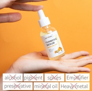 Kurkuma Gezicht Whitening Serum Anti Aging Rimpel Hydrateren Verminderen Fijne Lijntjes Vervagen Donkere Vlekken Gezicht Fleuren Essence Olie - Product Image 3