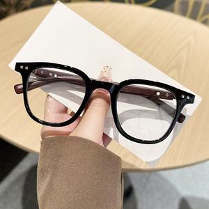 Ánh sáng Retro Kính khung phổ biến đơn giản kính cận thị chống ánh sáng màu xanh Lady kính khung - Product Image 1