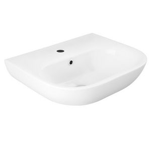 Lavabo individual Tonic de 55 cm de ancho, montado en la pared, para uso en el baño. - Product Image 1