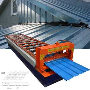 Hebei Liming Einschichtige 840 Dachblech-Rollformmaschine Trapezförmige Dachziegel-Herstellungsanlage - Product Image 1