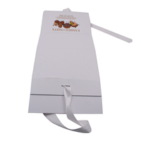 Boîtes cadeaux pliantes de luxe, nouveau style, haut de gamme, écologiques, pour noix, avec finition mate, design personnalisé, en carton blanc recyclable
