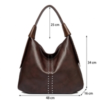 Nouveaux sacs à main pour femmes de haute qualité, grande capacité, sac à bandoulière, sac de luxe tendance pour femme