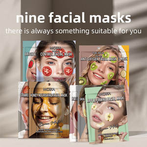 Masque de beauté aux fruits imprimé en dessin animé pour le contrôle de l'huile, le verrouillage de l'humidité, l'hydratation, la nutrition et le raffermissement - Product Image 3