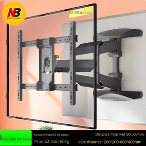 <span class=keywords><strong>NB</strong></span> <span class=keywords><strong>55</strong></span> "-85" ขายึดติดผนังทีวีจอ LCD แบบยืดหดได้68.2กก. P65ผลิตจากโลหะที่ทนทาน - Product Image 3