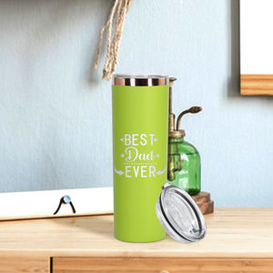 カスタム20オンス銅メッキスキニーストレートタンブラー ステンレススチール製 粉体塗装銅仕上げ 20オンススライド蓋付きタンブラー - Product Image 4