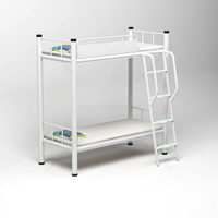 Mobilier pour dortoir Mobilier pour chambre d'étudiants Lit superposé moderne en métal solide pour étudiant