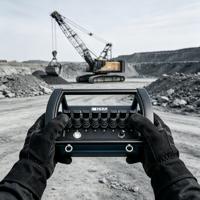 Télécommande hydraulique robuste pour grue sur chenilles minière, contrôleur anti-choc pour équipement de levage de charge en surcharge dans les mines
