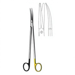 Ciseaux Gorney 17 cm (6-3/4 pouces) à pointes courbes et plates, lame simple dentelée Super Cut TC, ciseaux chirurgicaux médicaux pour une coupe de précision - Product Image 1