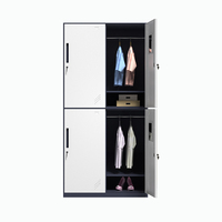 Armoire de classement multifonctionnelle réglable en acier avec compartiments supérieurs et espace de suspension pour le rangement de la chambre et du bureau à domicile